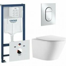 Комплект инсталляции GROHE NW0145/S с унитазом Aquatek ЛИБЕРТИ и сиденьем с микролифтом (NW0536)