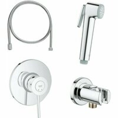 Набор для гигиенического душа GROHE BauClassic, хром (129186) Набор для гигиенического душа GROHE BauClassic, хром (129186)