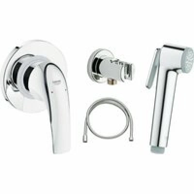Набор для гигиенического душа, GROHE BauCurve, хром (129185) Набор для гигиенического душа, GROHE BauCurve, хром (129185)