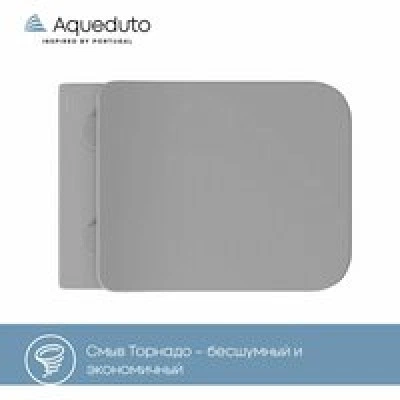 Унитаз подвесной Aqueduto MACIO 520*370 безободковый, сиденье с микролифтом, серый матовый (MACT2130) Унитаз подвесной Aqueduto MACIO 520*370 безободковый, сиденье с микролифтом, серый матовый (MACT2130)