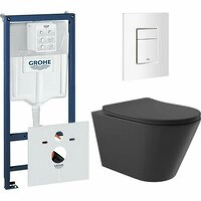 Комплект инсталляции GROHE Rapid SL 38772SH0 с унитазом Aqueduto CONE CONT2140 и сиденьем с микролифтом (NW0552)