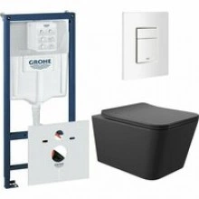 Комплект инсталляции GROHE Rapid SL 38772SH0 с унитазом Aqueduto MACIO MACT2140 и сиденьем с микролифтом (NW0554)