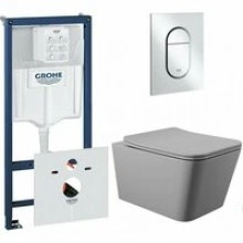 Комплект инсталляции GROHE Rapid SL 3 в 1 (NW0145/S) с унитазом Aqueduto MACIO MACT2130 и сиденьем с микролифтом (NW0559)