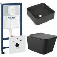 Комплект инсталляции GROHE Rapid SL 38772SH0 с унитазом Aqueduto MACIO MACT2140 и раковиной Aqueduto ESPIRAL ESP0340 (NW0579)