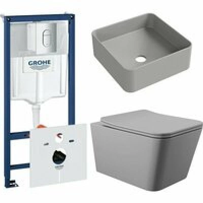 Комплект инсталляции GROHE Rapid SL NW0145/S с унитазом Aqueduto MACIO MACT2130 и раковиной Aqueduto ESPIRAL ESP0330 (NW0582) Комплект инсталляции GROHE Rapid SL NW0145/S с унитазом Aqueduto MACIO MACT2130 и раковиной Aqueduto ESPIRAL ESP0330 (NW0582)