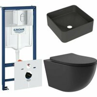 Комплект инсталляции GROHE Rapid SL NW0145/S с унитазом Aqueduto OVO OVOT2140 и раковиной Aqueduto ESPIRAL ESP0340 (NW0586) Комплект инсталляции GROHE Rapid SL NW0145/S с унитазом Aqueduto OVO OVOT2140 и раковиной Aqueduto ESPIRAL ESP0340 (NW0586)