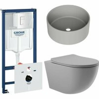 Комплект инсталляции GROHE Rapid SL 38772SH0 с унитазом Aqueduto OVO OVOT2130 и раковиной Aqueduto ESPIRAL D400 ESP0130 (NW0601) Комплект инсталляции GROHE Rapid SL 38772SH0 с унитазом Aqueduto OVO OVOT2130 и раковиной Aqueduto ESPIRAL D400 ESP0130 (NW0601)