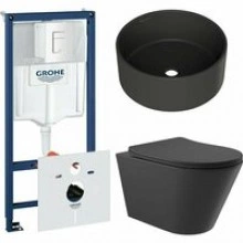 Комплект инсталляции GROHE Rapid SL 38772SH0 с унитазом Aqueduto CONE CONT2140 и раковиной Aqueduto ESPIRAL D400 ESP0140 (NW0602)