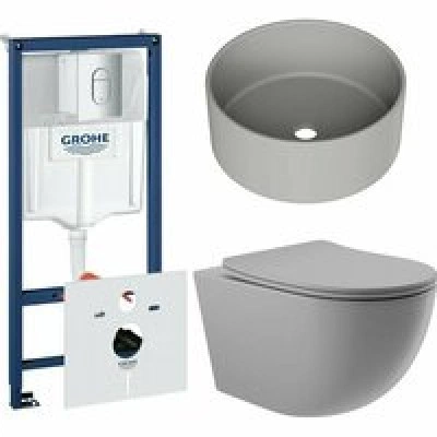 Комплект инсталляции GROHE Rapid SL NW0145/S с унитазом Aqueduto OVO OVOT2130 и раковиной Aqueduto ESPIRAL D400 ESP0130 (NW0607) Комплект инсталляции GROHE Rapid SL NW0145/S с унитазом Aqueduto OVO OVOT2130 и раковиной Aqueduto ESPIRAL D400 ESP0130 (NW0607)