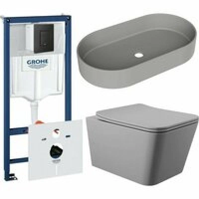 Комплект инсталляции GROHE Solido 38811KF0 с унитазом Aqueduto MACIO MACT2130 и раковиной Aqueduto ESPIRAL ESP0230 (NW0618) Комплект инсталляции GROHE Solido 38811KF0 с унитазом Aqueduto MACIO MACT2130 и раковиной Aqueduto ESPIRAL ESP0230 (NW0618)