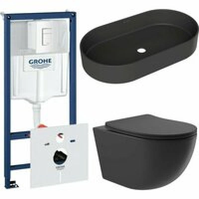 Комплект инсталляции GROHE Rapid SL 38772SH0 с унитазом Aqueduto OVO OVOT2140 и раковиной Aqueduto ESPIRAL ESP0240 (NW0628) Комплект инсталляции GROHE Rapid SL 38772SH0 с унитазом Aqueduto OVO OVOT2140 и раковиной Aqueduto ESPIRAL ESP0240 (NW0628)