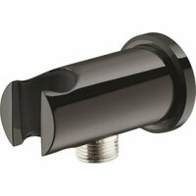 Подключение для душевого шланга GROHE Rainshower с держателем ручного душа, темный графит, глянцевый (26658A00) Подключение для душевого шланга GROHE Rainshower с держателем ручного душа, темный графит, глянцевый (26658A00)
