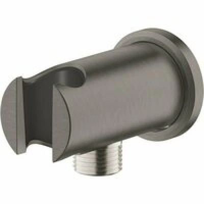 Подключение для душевого шланга GROHE Rainshower с держателем ручного душа, темный графит, матовый (26658AL0) Подключение для душевого шланга GROHE Rainshower с держателем ручного душа, темный графит, матовый (26658AL0)