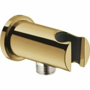 Подключение для душевого шланга GROHE Rainshower с держателем ручного душа, холодный рассвет, глянец (26658GL0) Подключение для душевого шланга GROHE Rainshower с держателем ручного душа, холодный рассвет, глянец (26658GL0)