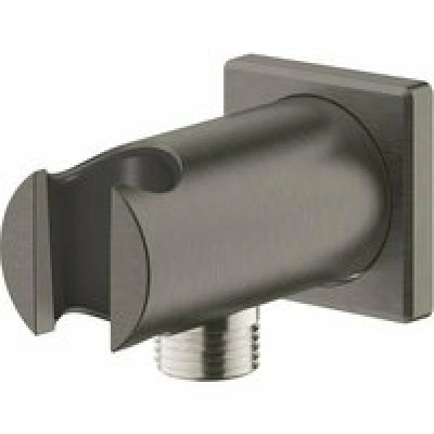 Подключение для душевого шланга GROHE Rainshower с держателем ручного душа, темный графит, матовый (26659AL0) Подключение для душевого шланга GROHE Rainshower с держателем ручного душа, темный графит, матовый (26659AL0)