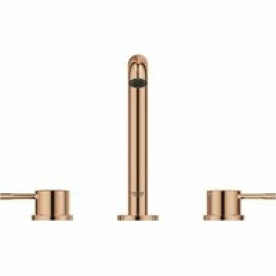 Смеситель для раковины GROHE Essence на 3 отверстия с донным клапаном, M-size, теплый закат, глянец (20296DA1) Смеситель для раковины GROHE Essence на 3 отверстия с донным клапаном, M-size, теплый закат, глянец (20296DA1)