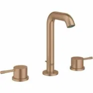 Смеситель для раковины GROHE Essence на 3 отверстия с донным клапаном, M-size, теплый закат, матовый (20296DL1)