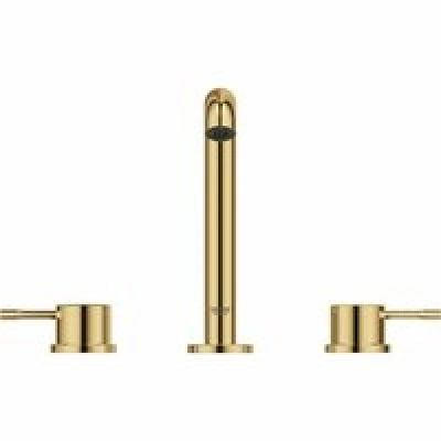 Смеситель для раковины GROHE Essence на 3 отверстия с донным клапаном, M-size, холодный рассвет, глянец (20296GL1) Смеситель для раковины GROHE Essence на 3 отверстия с донным клапаном, M-size, холодный рассвет, глянец (20296GL1)