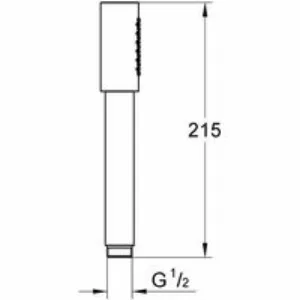Ручной душ GROHE Rainshower Aqua Stick, 1 режим струи, холодный рассвет, глянец (26866GL0) Ручной душ GROHE Rainshower Aqua Stick, 1 режим струи, холодный рассвет, глянец (26866GL0)