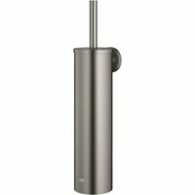 Туалетный ёршик GROHE Essentials с держателем, темный графит, матовый (40696AL0) Туалетный ёршик GROHE Essentials с держателем, темный графит, матовый (40696AL0)