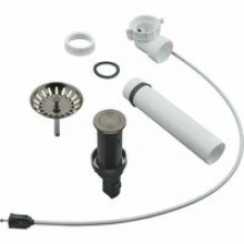 Сливной гарнитур для мойки GROHE с нажимным механизмом, темный графит, матовый (40986AL0)