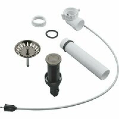 Сливной гарнитур для мойки GROHE с нажимным механизмом, темный графит, матовый (40986AL0)