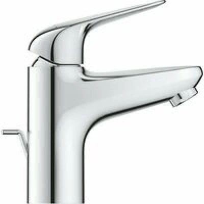 Смеситель для раковины GROHE Euroeco с донным клапаном, размер S, хром (24257001) Смеситель для раковины GROHE Euroeco с донным клапаном, размер S, хром (24257001)
