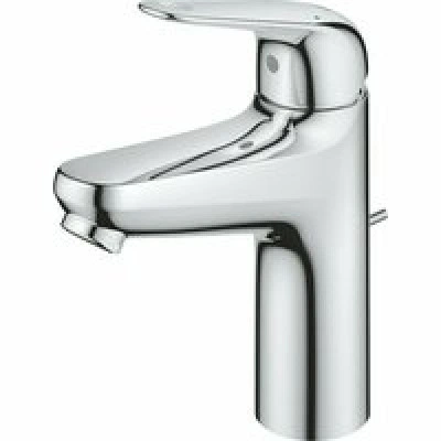 Смеситель для раковины GROHE Euroeco с донным клапаном, размер M, хром (24265001) Смеситель для раковины GROHE Euroeco с донным клапаном, размер M, хром (24265001)
