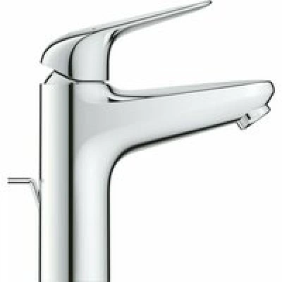 Смеситель для раковины GROHE Euroeco с донным клапаном, размер M, хром (24265001) Смеситель для раковины GROHE Euroeco с донным клапаном, размер M, хром (24265001)