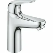 Смеситель для раковины GROHE Euroeco, с донным клапанном, размер M, хром (24267001)