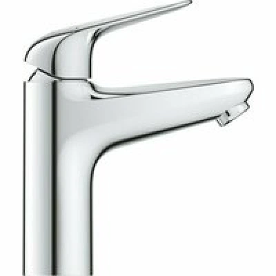 Смеситель для раковины GROHE Euroeco, с донным клапанном, размер M, хром (24267001) Смеситель для раковины GROHE Euroeco, с донным клапанном, размер M, хром (24267001)