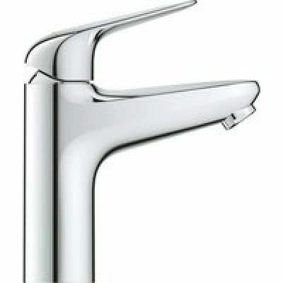 Смеситель для раковины GROHE Euroeco, с донным клапанном, размер M, хром (24269001) Смеситель для раковины GROHE Euroeco, с донным клапанном, размер M, хром (24269001)
