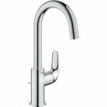 Смеситель для раковины GROHE Euroeco, с донным клапанном, хром (24272001)
