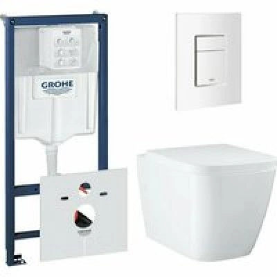 Комплект инсталляции GROHE Rapid SL 38772SH0 с унитазом GROHE Clova Ceramic Square и сиденьем с микролифтом (NW0661) Комплект инсталляции GROHE Rapid SL 38772SH0 с унитазом GROHE Clova Ceramic Square и сиденьем с микролифтом (NW0661)