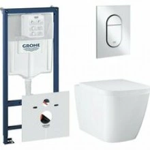 Комплект инсталляции GROHE Rapid SL 3 в 1 (NW0145/S) с унитазом GROHE Clova Ceramic Square и сиденьем с микролифтом (NW0662)