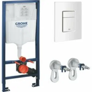 Комплект инсталляции GROHE Rapid SL 38772SH0 с унитазом GROHE Clova Ceramic Oval и сиденьем с микролифтом (NW0665) Комплект инсталляции GROHE Rapid SL 38772SH0 с унитазом GROHE Clova Ceramic Oval и сиденьем с микролифтом (NW0665)