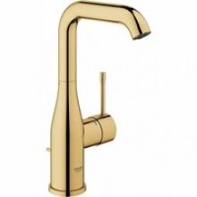 Смеситель для раковины GROHE Essence с донным клапаном, L-size, холодный рассвет глянец (32628GL1)
