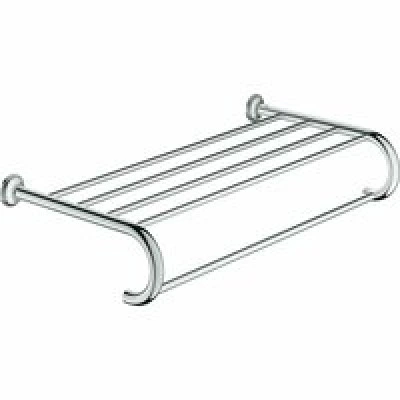 Полочка для полотенец GROHE Essentials Authentic, хром (40660001) Полочка для полотенец GROHE Essentials Authentic, хром (40660001)