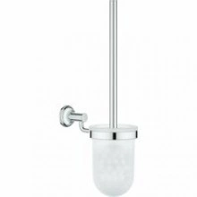 Туалетный ёршик GROHE Essentials Authentic с держателем, хром/белый (40658001)