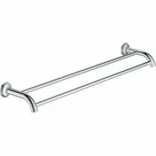 Двойной держатель для полотенца GROHE Essentials Authentic, хром (40654001)