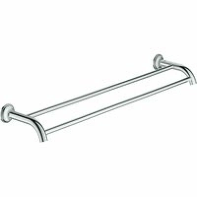Двойной держатель для полотенца GROHE Essentials Authentic, хром (40654001)