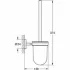 Туалетный ёршик GROHE BauCosmopolitan с держателем, хром (40463001) Туалетный ёршик GROHE BauCosmopolitan с держателем, хром (40463001)