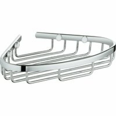 Полочка-решетка, угловая, GROHE BauCosmopolitan, хром, (40664001)