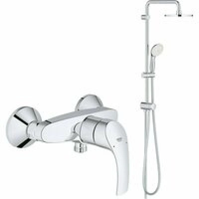 Душевая система GROHE New Tempesta 200 со смесителем для душа, хром (124410) Душевая система GROHE New Tempesta 200 со смесителем для душа, хром (124410)
