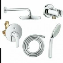 Готовый набор для душа GROHE Eurosmart, хром (124440)