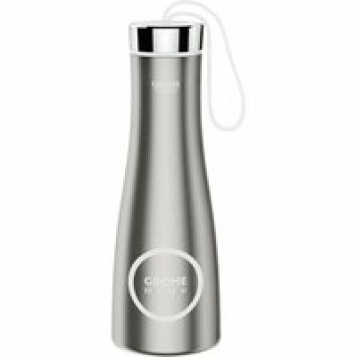 Бутылка для питьевой воды GROHE Blue, нержавеющая сталь (40848SD0) Бутылка для питьевой воды GROHE Blue, нержавеющая сталь (40848SD0)