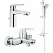 Готовый комплект для ванной комнаты GROHE Eurosmart Cosmopolitan, хром (NB0005)
