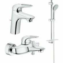 Готовый комплект для ванной комнаты GROHE Eurostyle, хром (NB0006)
