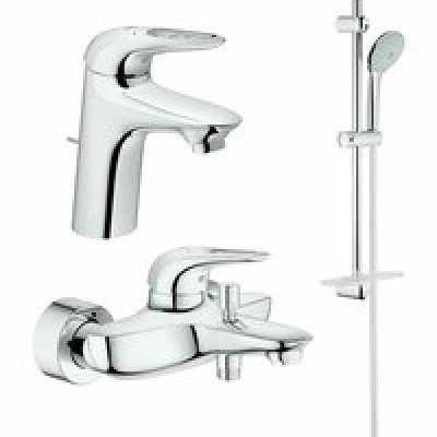 Готовый комплект для ванной комнаты GROHE Eurostyle, хром (NB0006) Готовый комплект для ванной комнаты GROHE Eurostyle, хром (NB0006)