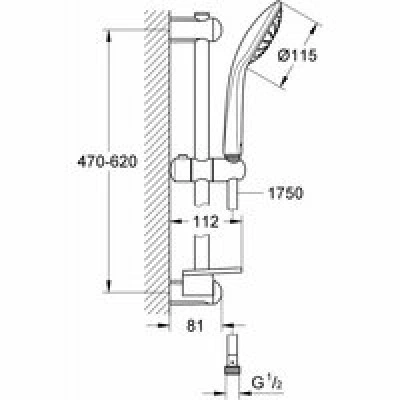 Готовый комплект для ванной комнаты GROHE Eurostyle, хром (NB0006) Готовый комплект для ванной комнаты GROHE Eurostyle, хром (NB0006)